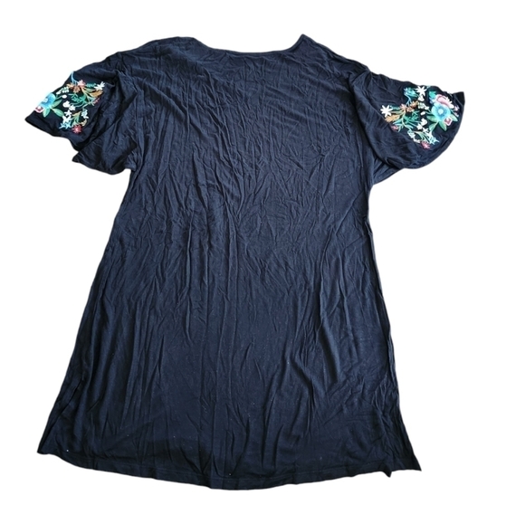 Honeydew Intimates Black T-shirt Nightdress Medium - Picture 2 of 5